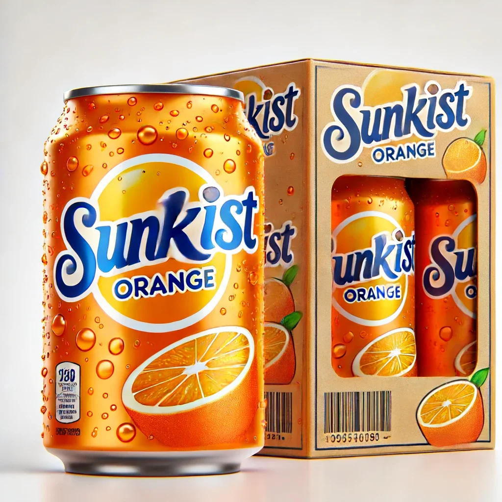 the Caffeine Count in Sunkist Orange Soda?