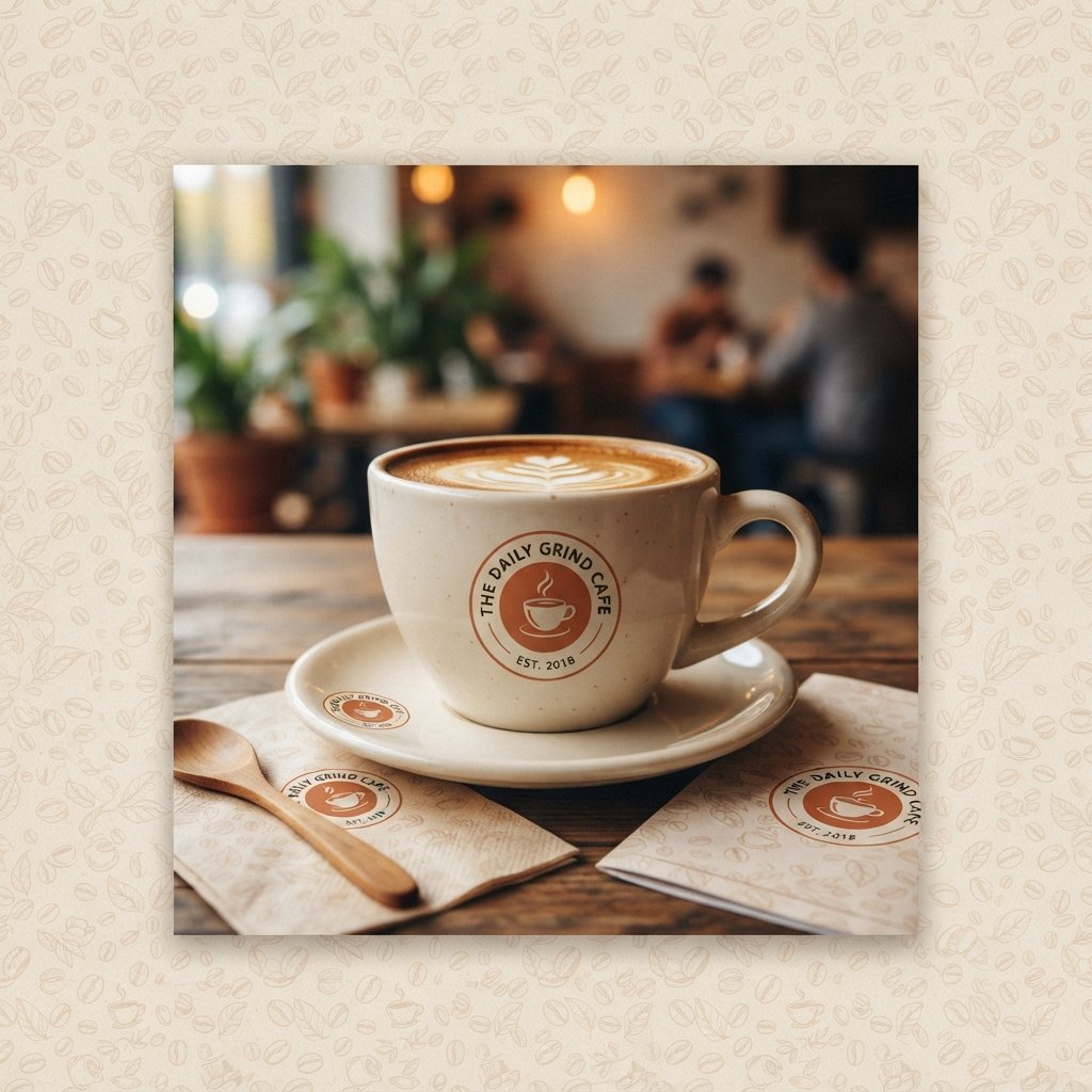 Cafe Logo Coffee Cup Design Ideas