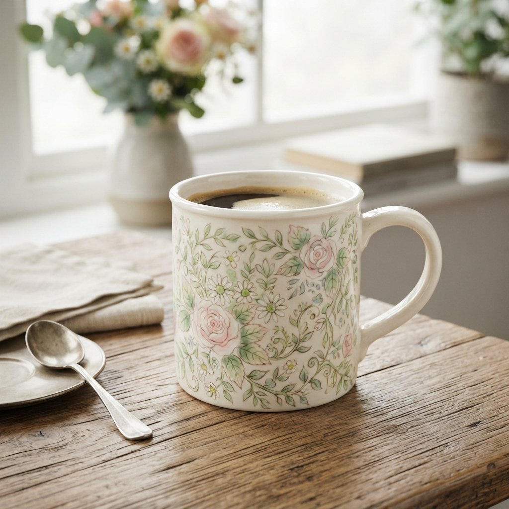 23 Dreamy Cup Designs Ideas to Inspire Your Next DIY 2 Floral Cup Ideas