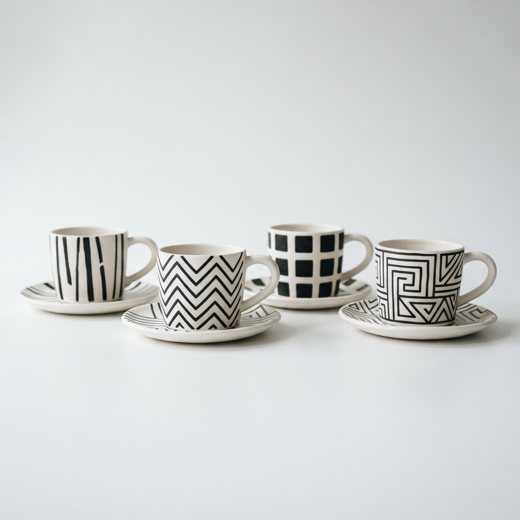 Geometric Pattern Cup Ideas