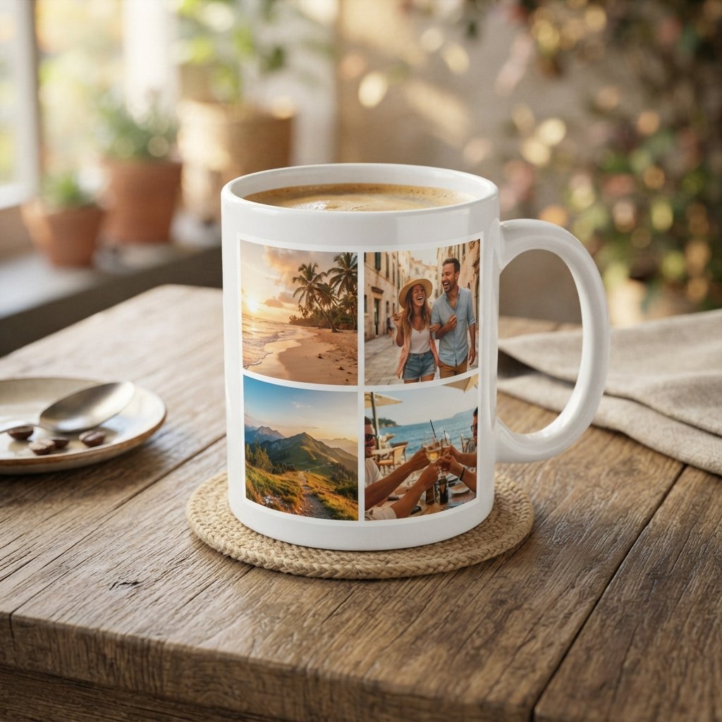 Photo Collage Design Cup Ideas