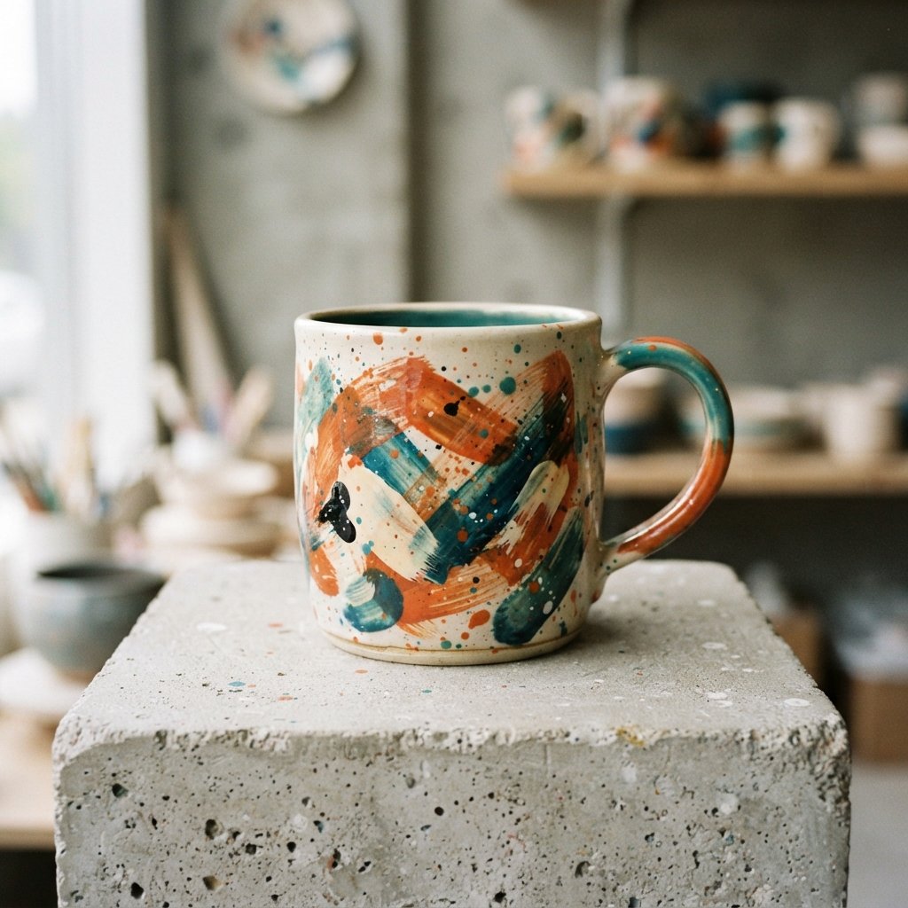 Abstract Art Cup Ideas
