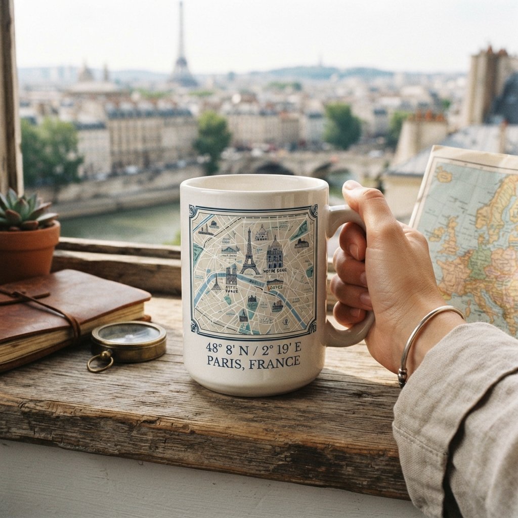 Travel Map Cup Ideas