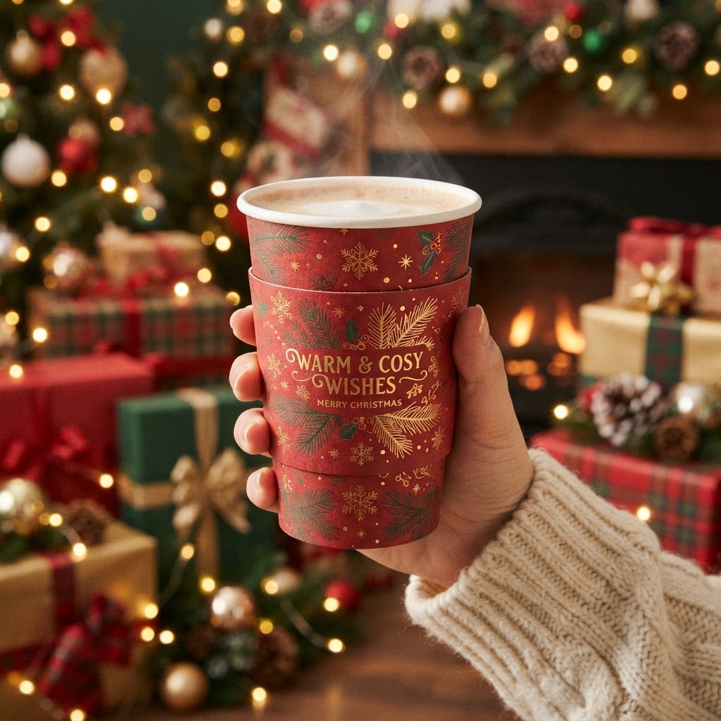 Holiday Cup Sleeve Ideas