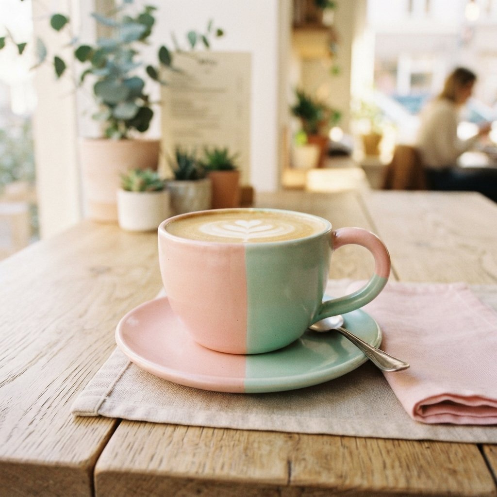 Pastel Coffee Cup Design Ideas