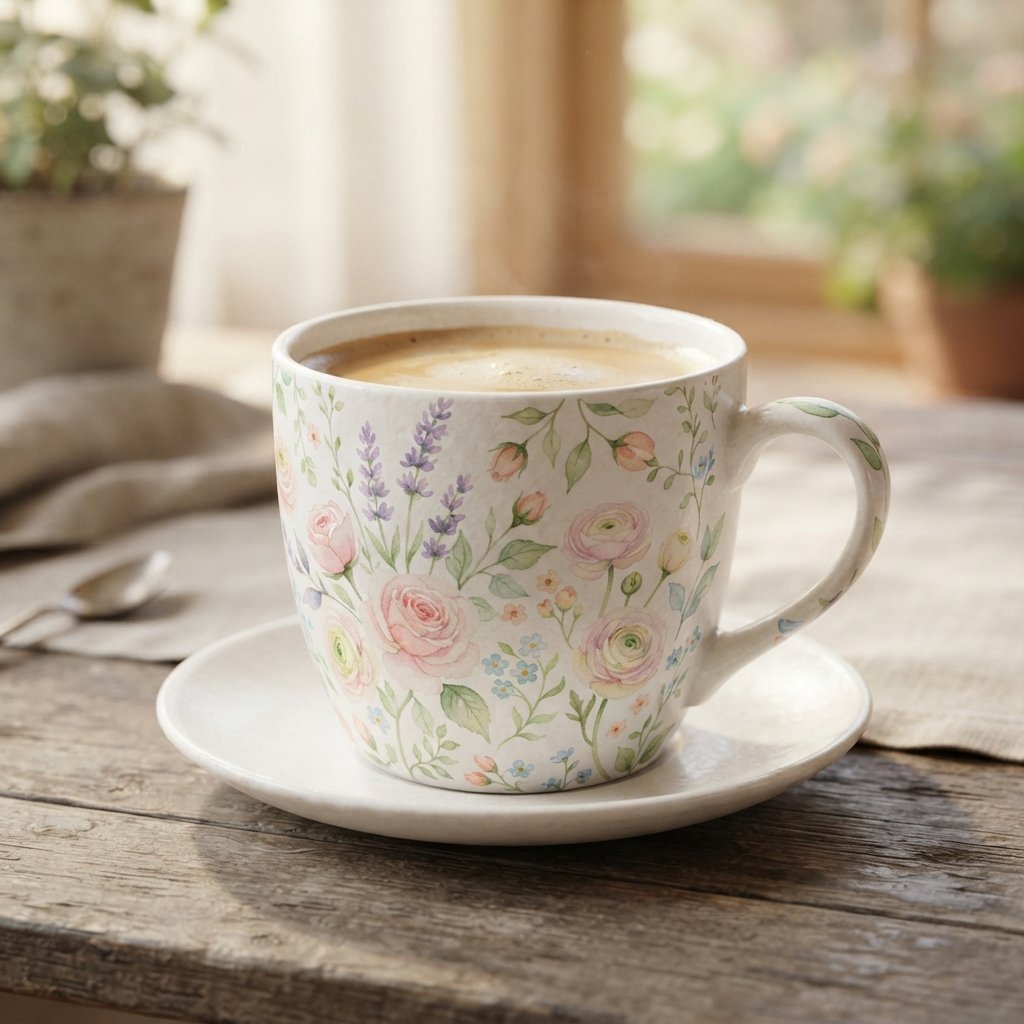 Floral Starbucks Cup Design Ideas