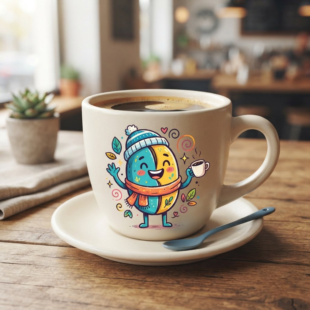 Cartoon Character Cup Design Ideas