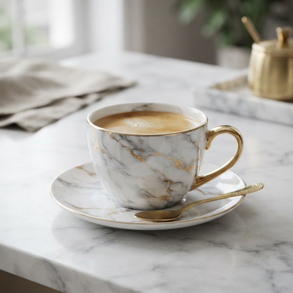Marble Effect Cup Design Ideas