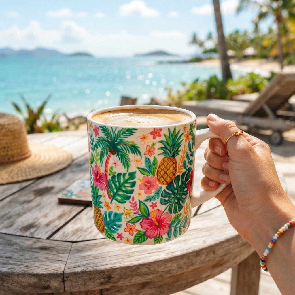 Tropical Starbucks Cup Design Ideas
