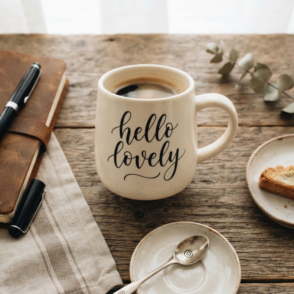 Hand-Lettered Cup Ideas
