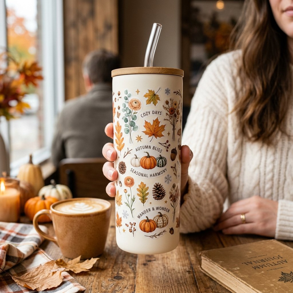 Seasonal Cup Sticker Ideas