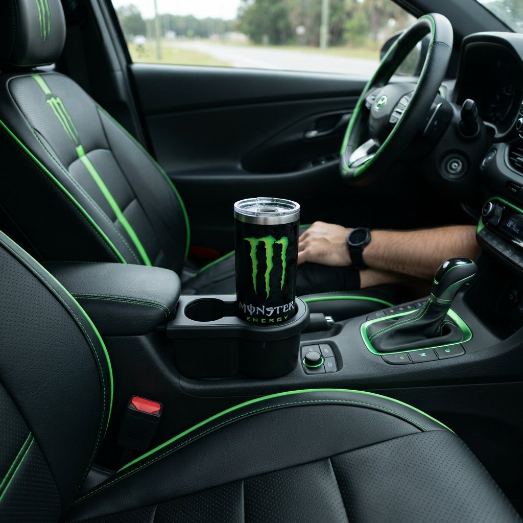 Monster Energy Cup Car Accessory Ideas