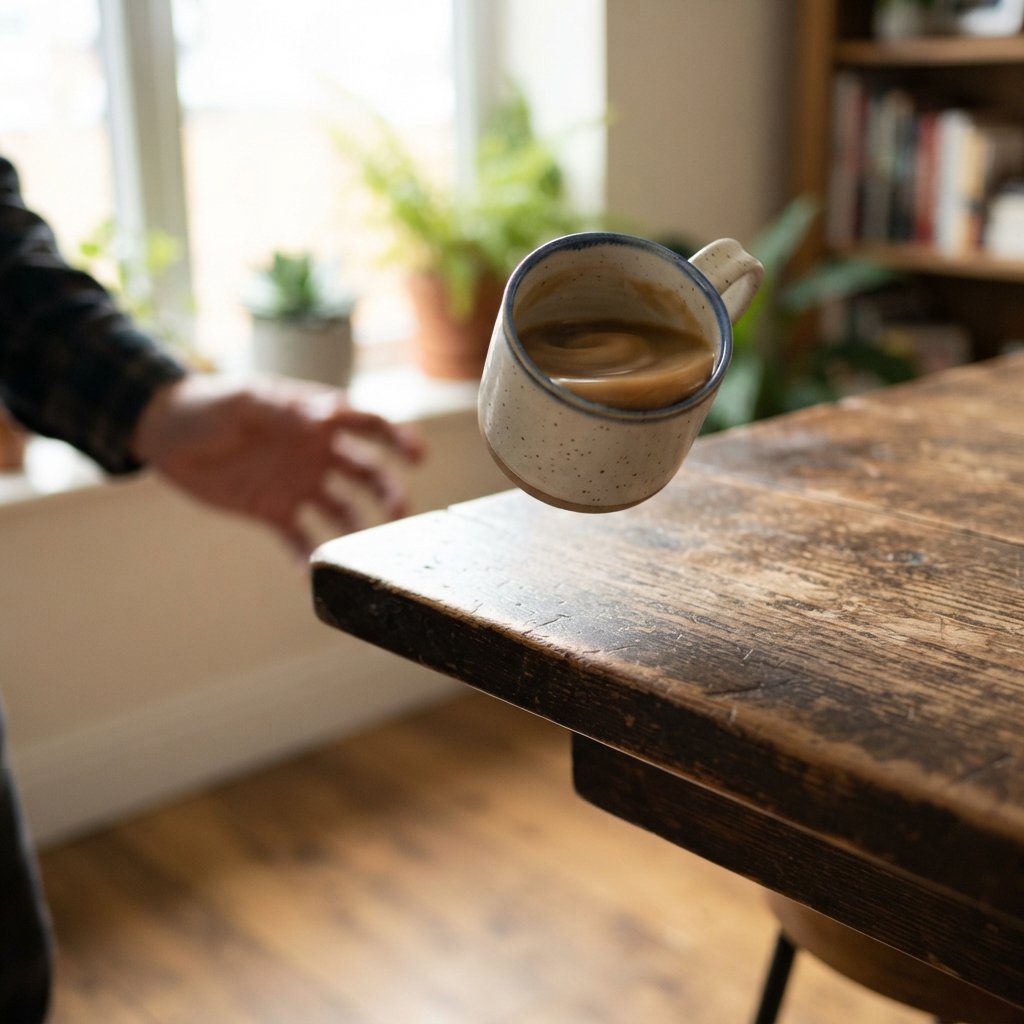 Cup Flip Trick Idea