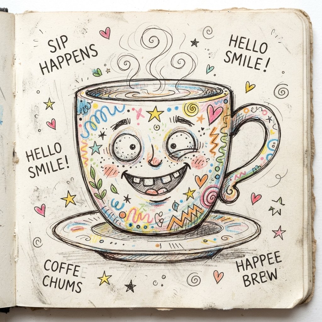 Doodle Style Cup Idea