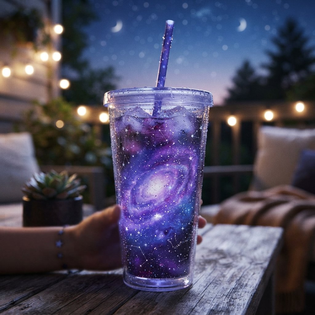 Galaxy-Themed Cup Design Ideas