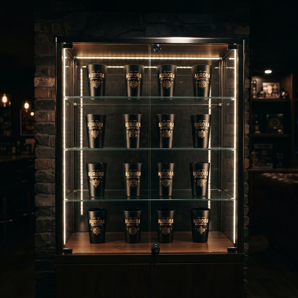 Monster Glass Cup Custom Display Case Ideas