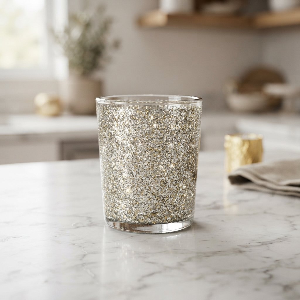 Glitter Cup Decoration Ideas