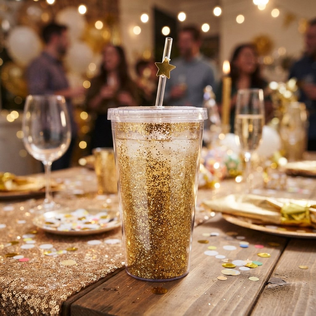21 Cup DIY Ideas: Cute, Easy Projects to Try Today 4 Glitter Cup Ideas