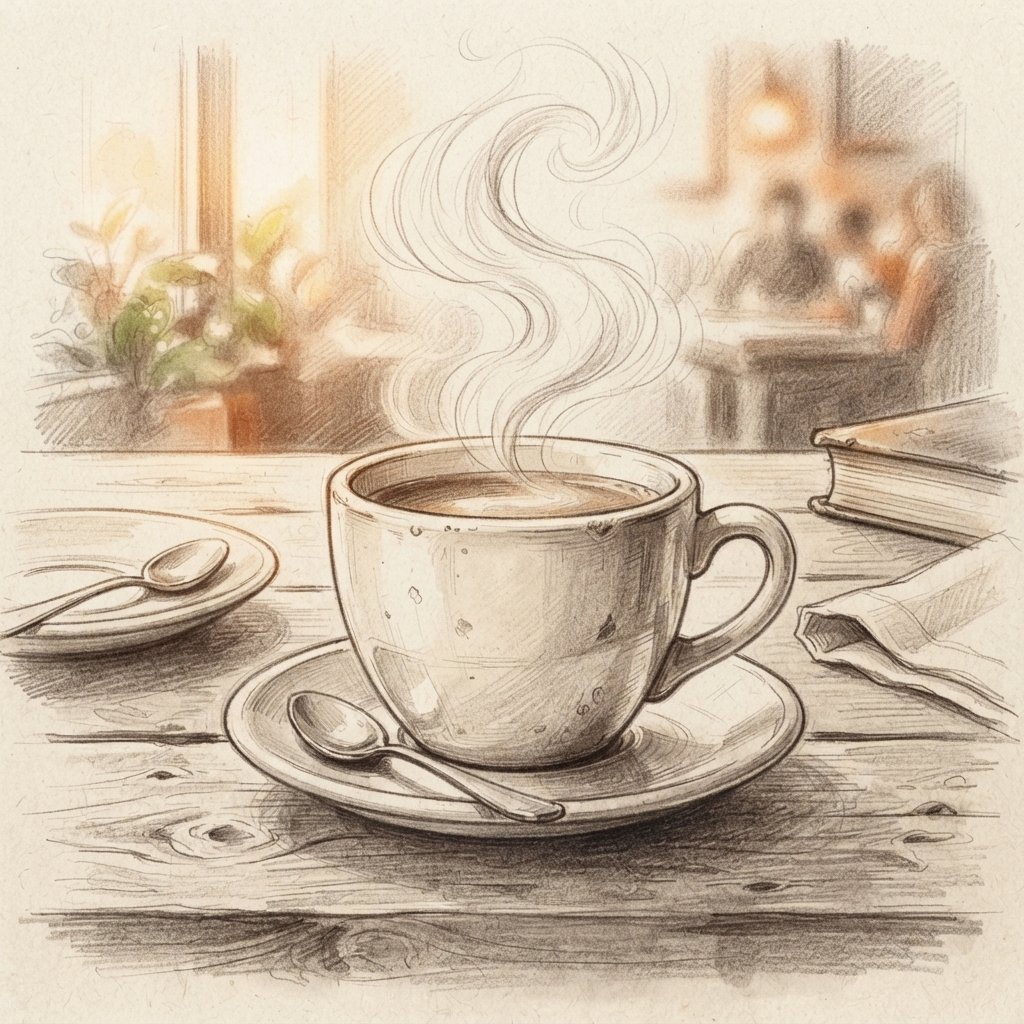 Coffee Cup Drawing Ideas
