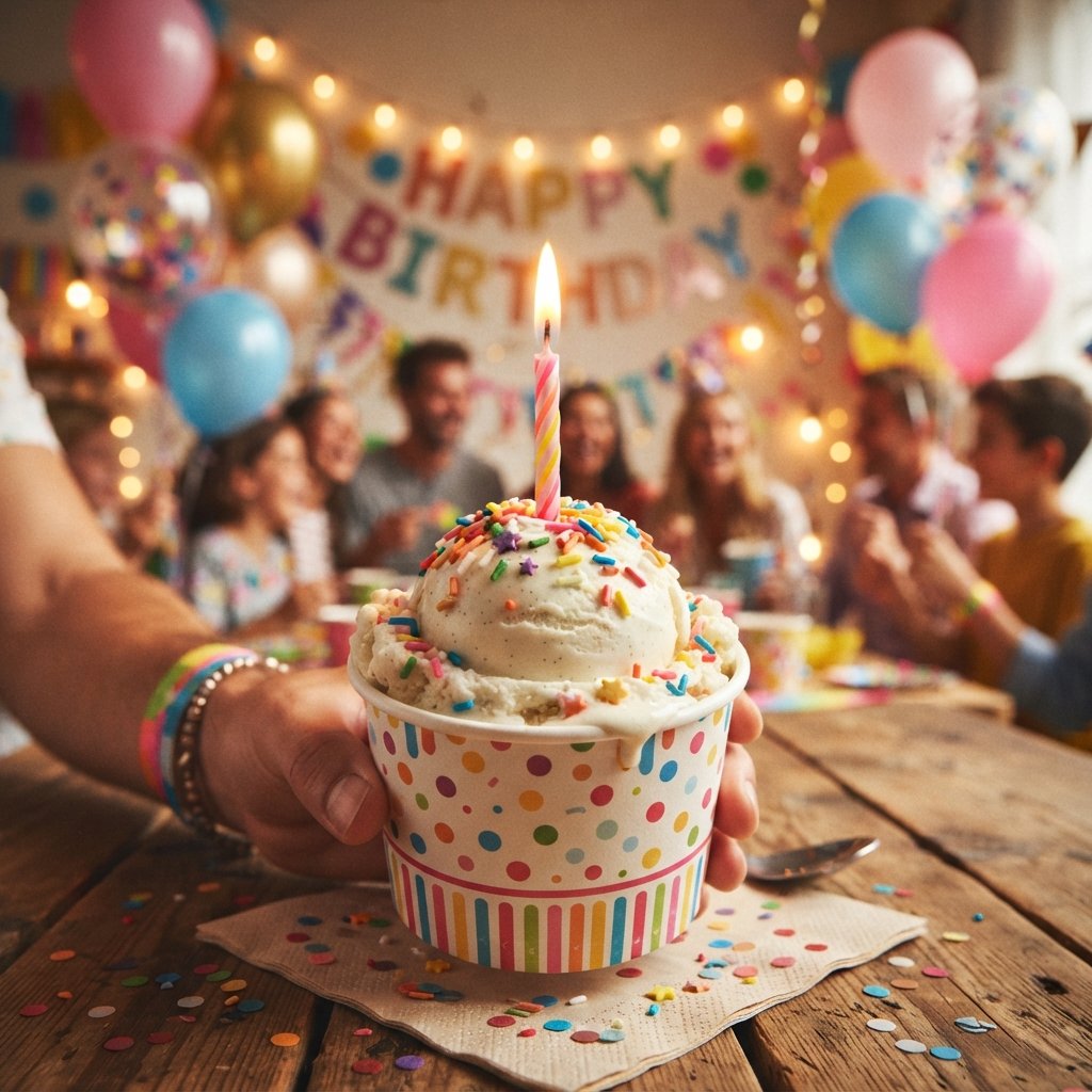Cup Ice Cream Birthday Ideas