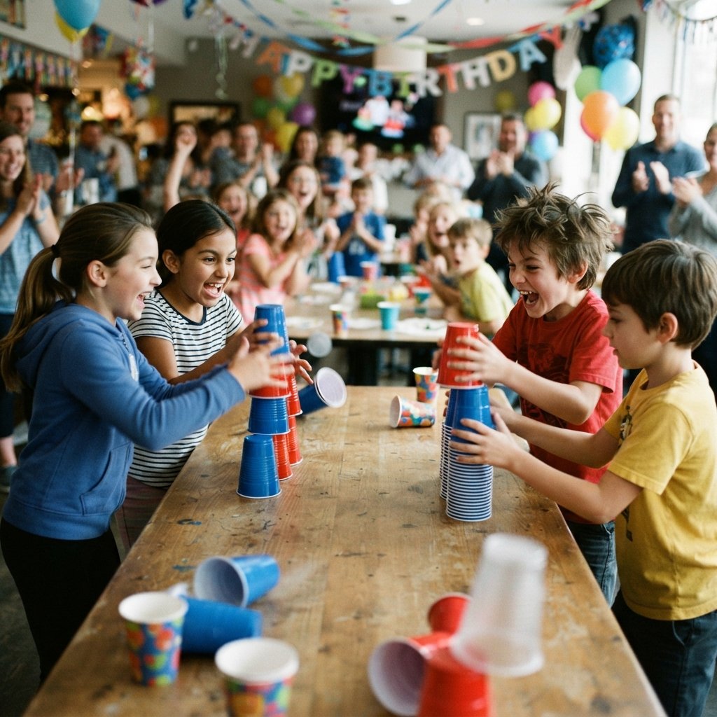 Team Relay Cup Stacking