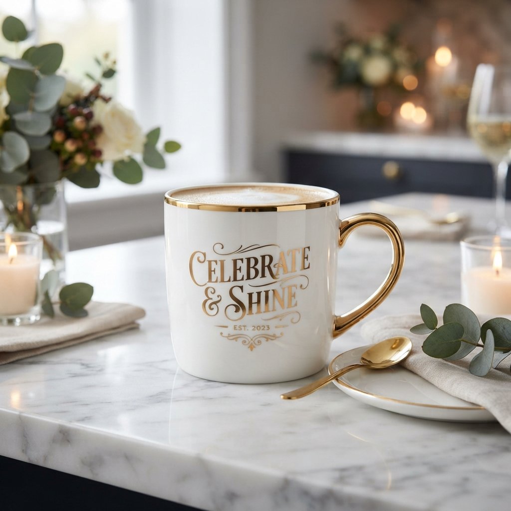Metallic Accent Cup Ideas