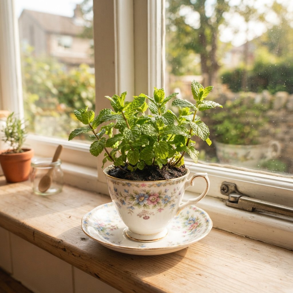21 Cup Tea Ideas: Cozy, Cute & Totally Pinnable 16 Tea Cup Herb Planter Ideas