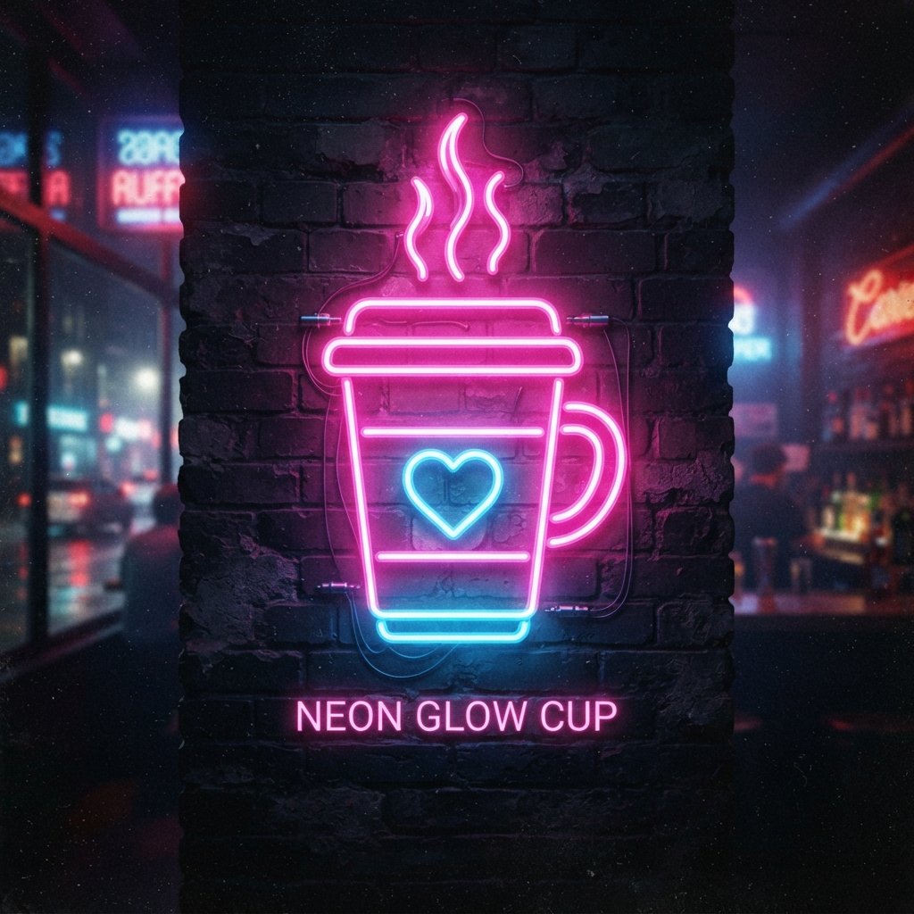 Neon Glow Cup Idea