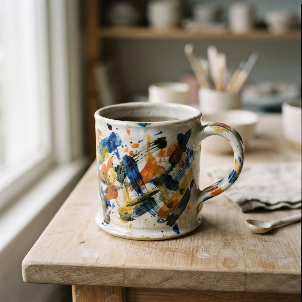 Abstract Cup Painting Ideas