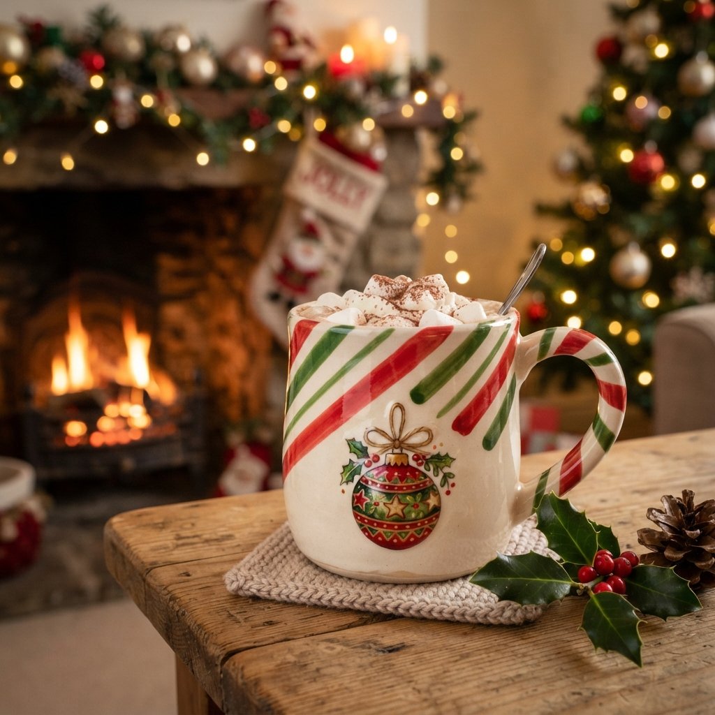 Holiday Themed Cup Painting