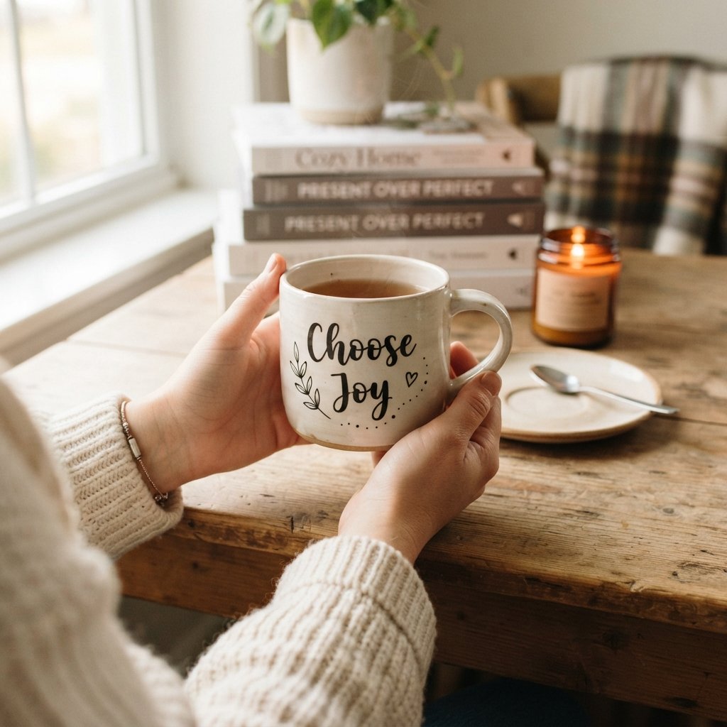 Quote and Lettering Cup Painting