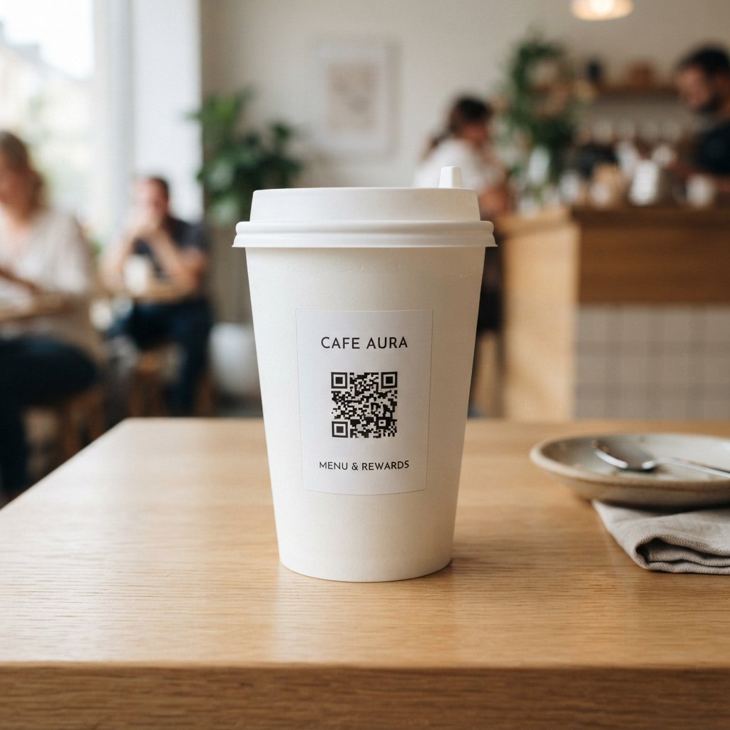 QR Code Interactive Cup Design Ideas