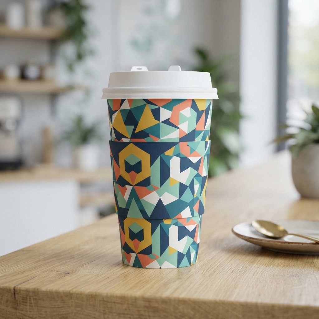Geometric Pattern Cup Design Ideas