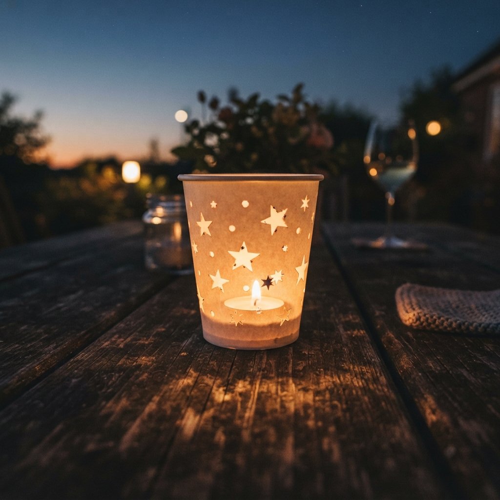 20 Cup Crafts Ideas You'll Want to Save Right Now 4 Cup Lantern Craft Ideas