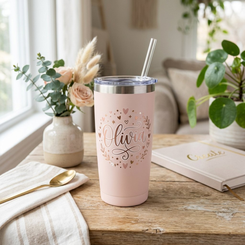 Personalized Cup Sticker Ideas