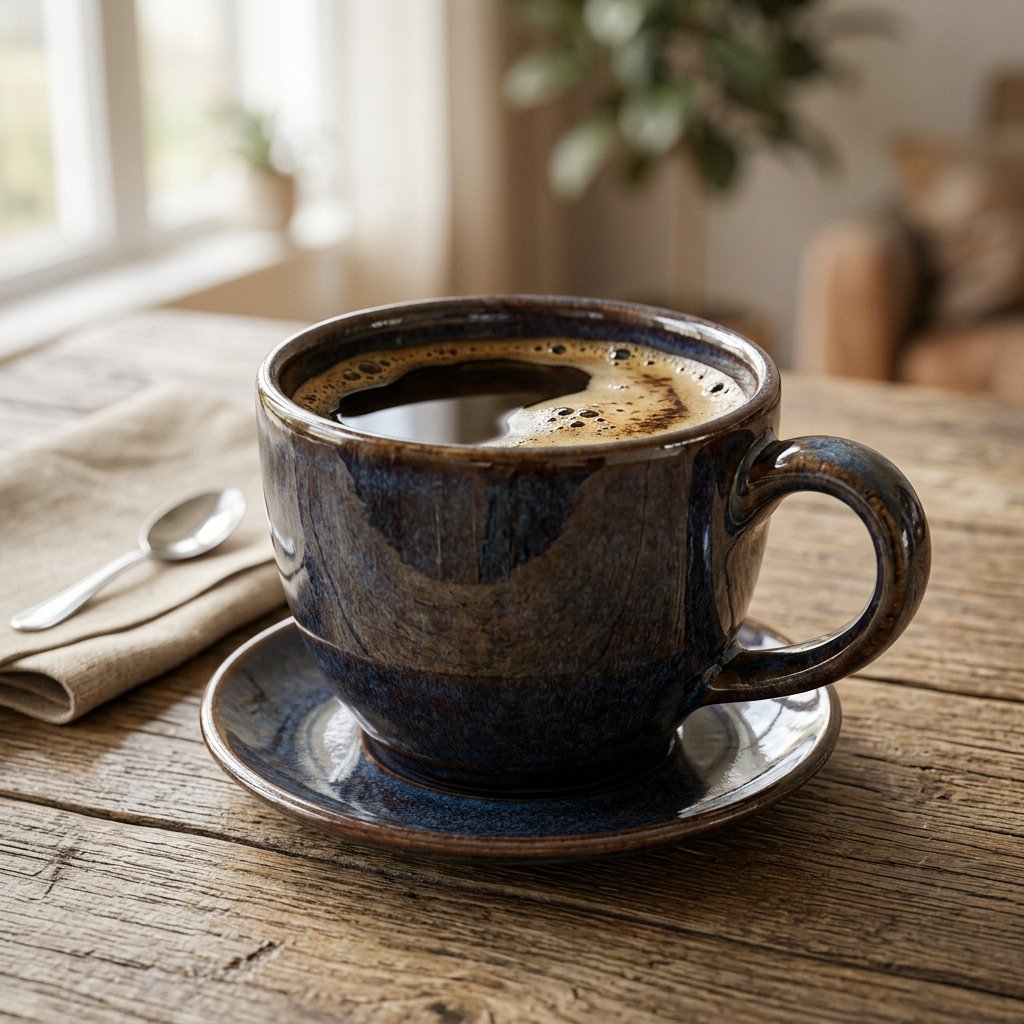 Realistic Coffee Cup Drawing Idea