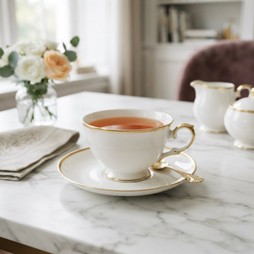 Gold-Rimmed Cup Ideas