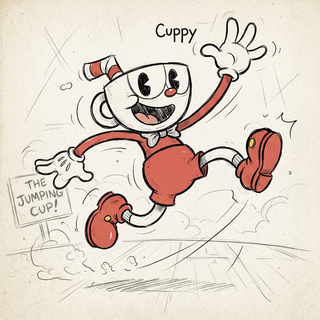 Cup head Drawing Ideas