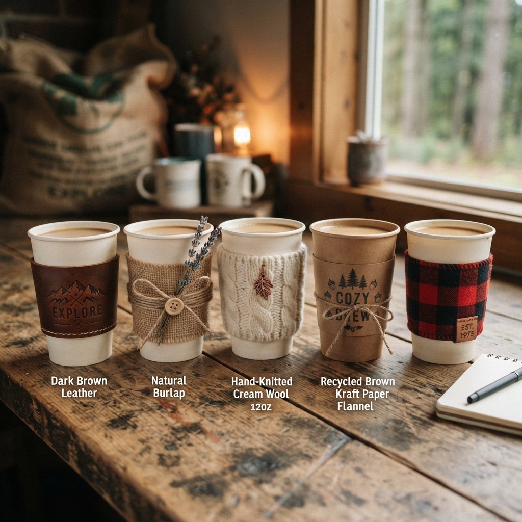 Rustic Cup Sleeve Design Ideas