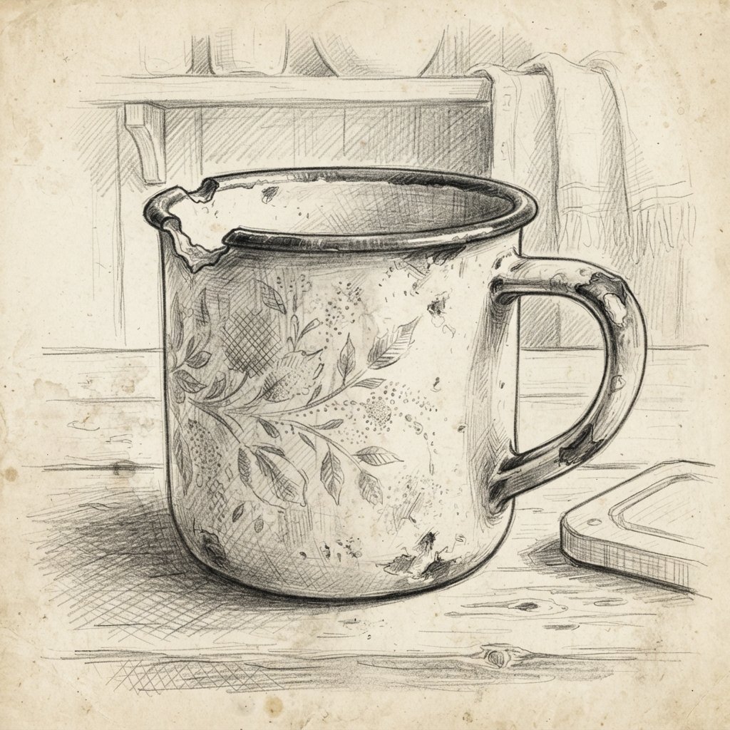 Teacup and Saucer Sketch Idea