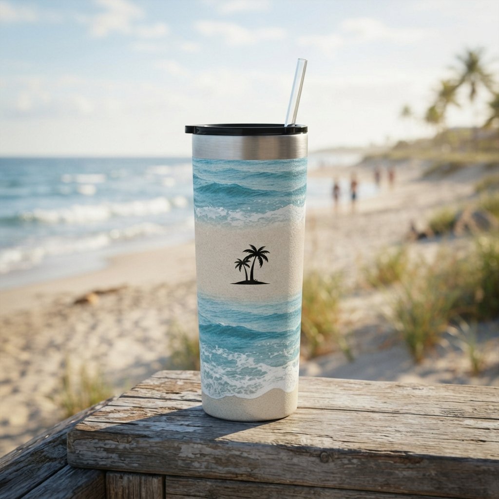 Beach and Coastal Yeti Cup Design Ideas