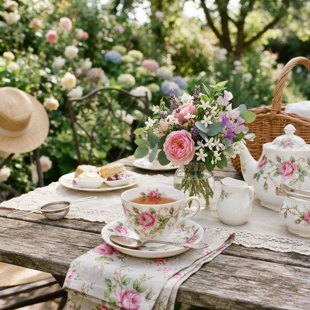 21 Cup Tea Ideas: Cozy, Cute & Totally Pinnable 5 Floral Cup Tea Decoration Ideas