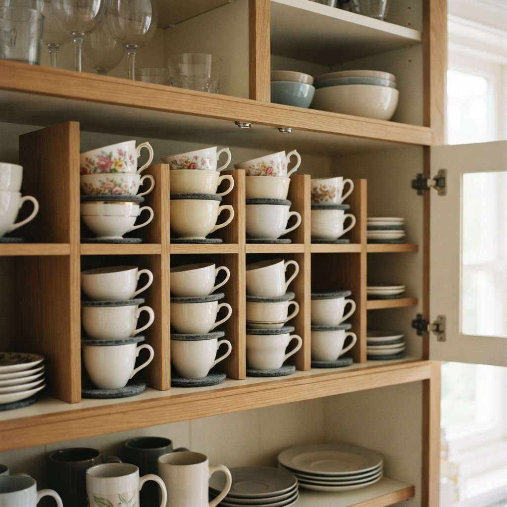 21 Cup Tea Ideas: Cozy, Cute & Totally Pinnable 22 Tea Cup Storage Organization Ideas