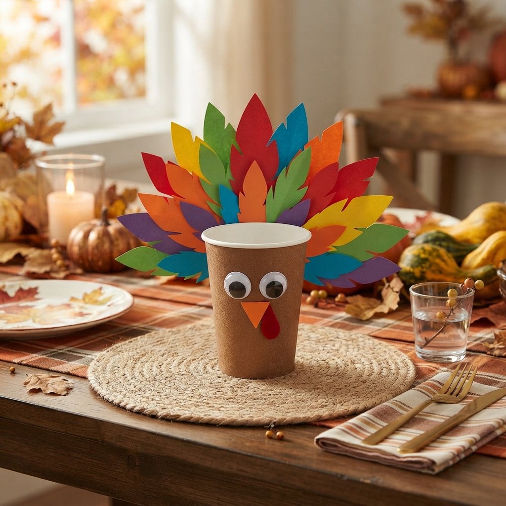 20 Cup Crafts Ideas You'll Want to Save Right Now 10 Thanksgiving Cup Craft Ideas
