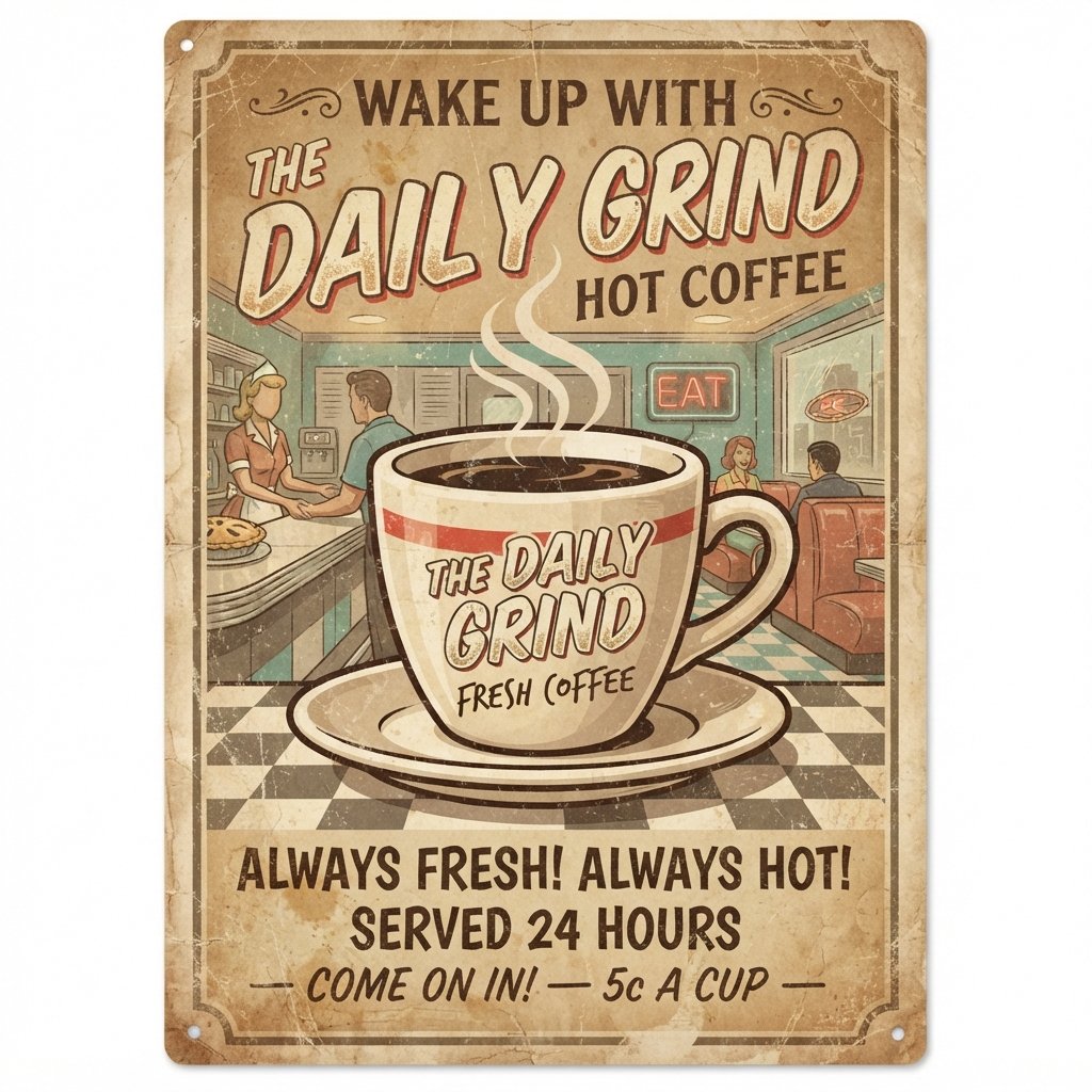 Vintage Coffee Cup Design Ideas