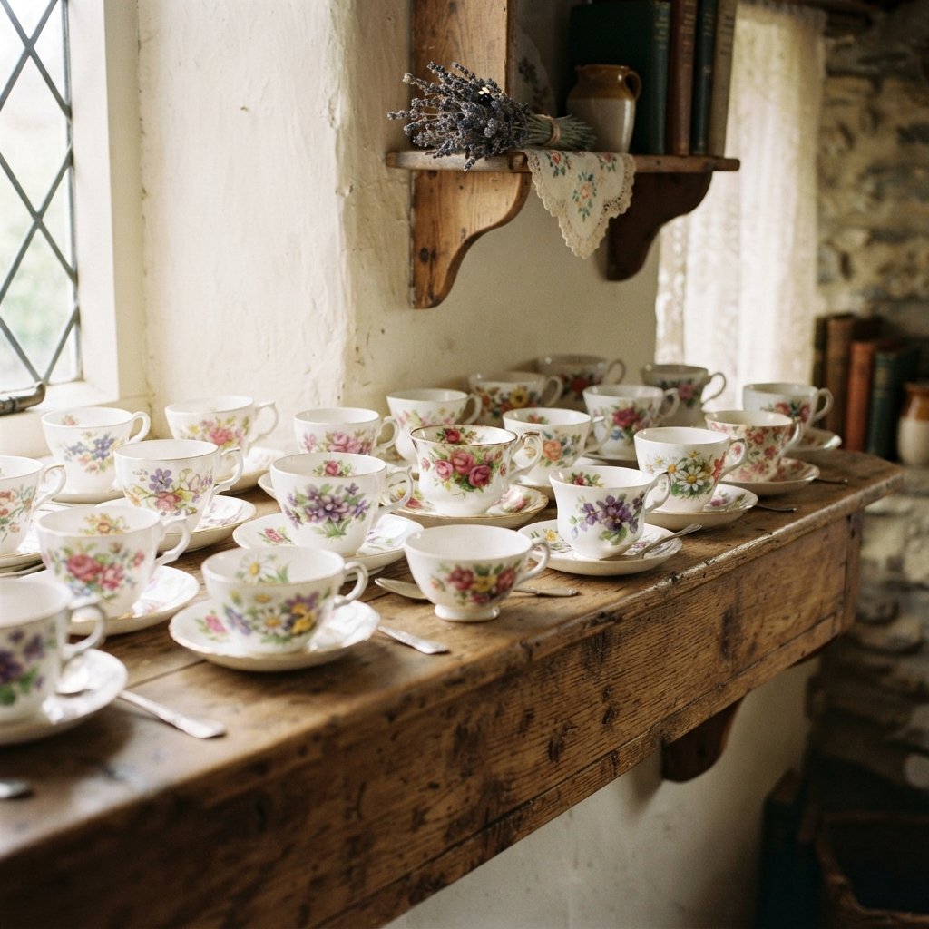 21 Cup Tea Ideas: Cozy, Cute & Totally Pinnable 2 Vintage Tea Cup Display Ideas