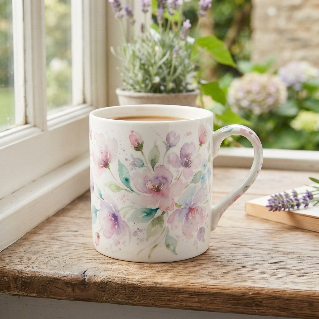 Watercolor Cup Design Ideas