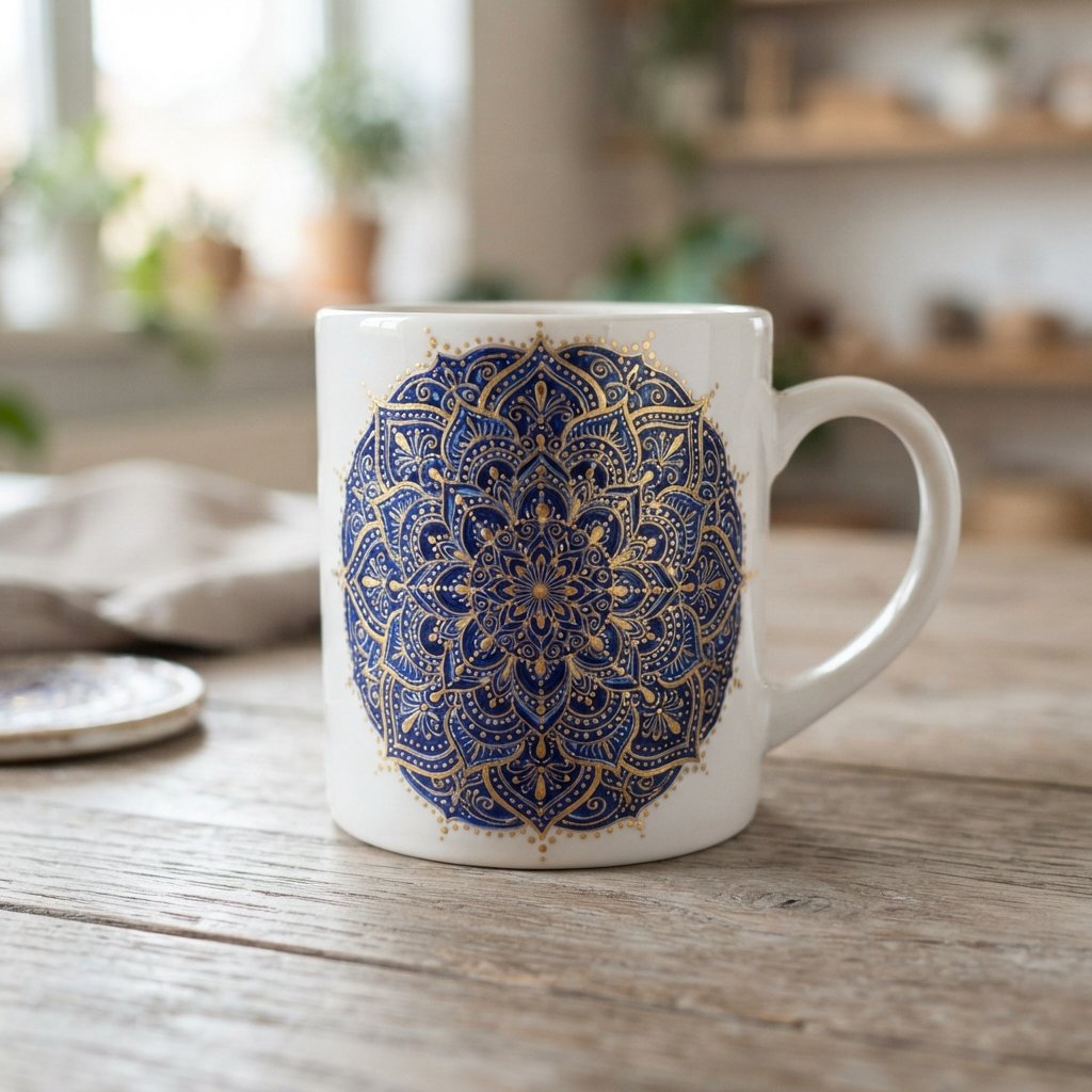 Mandala Cup Painting Ideas