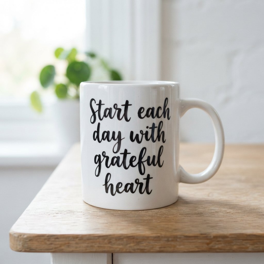 Quote and Typography Cup Painting Ideas