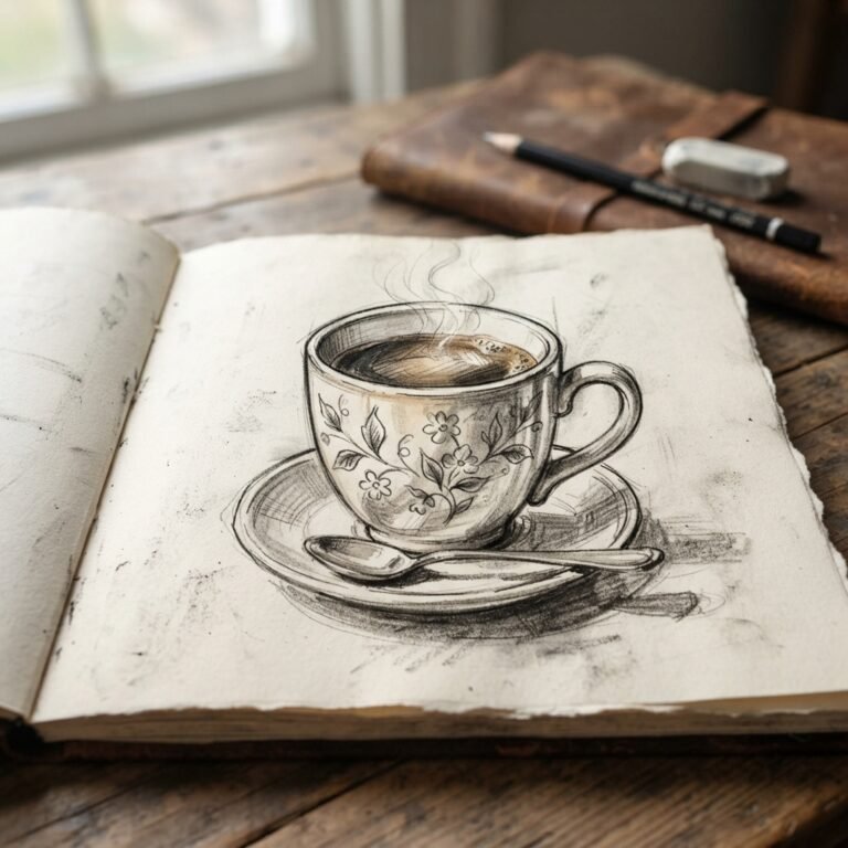 cup drawing